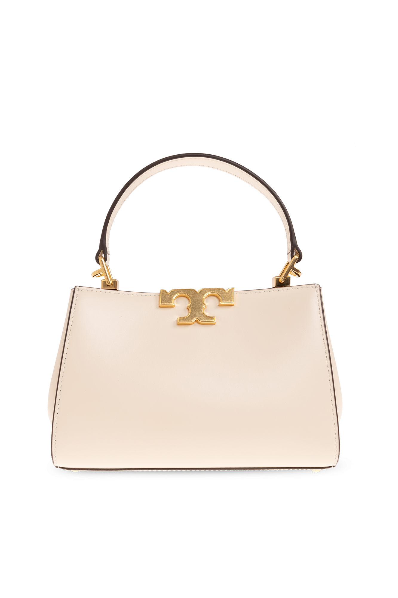 Leste - orange satin shoulder bag - Cream 'Eleanor Mini